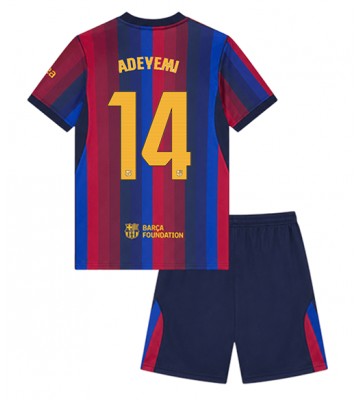 Barcelona Karim Adeyemi #14 Hemmaställ Barn 2026-27 Kortärmad (+ Korta byxor)